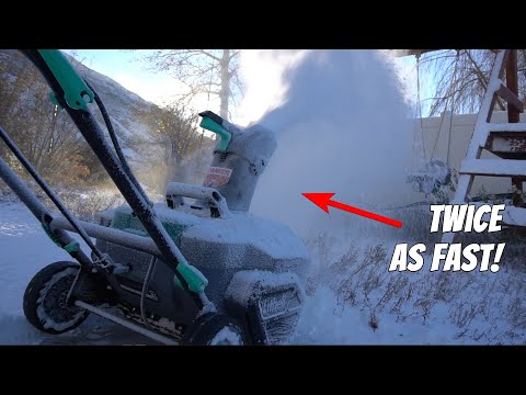 LiTHELi 40V 20-Inch Brushless Snow Blower Review - I can shovel my driveway twice as fast with this!
