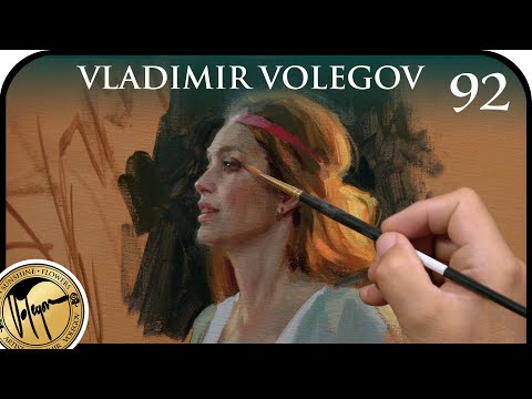 92. How I painted The Joy of Anticipation in oil on canvas. Vladimir Volegov