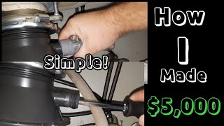 DC Appliance Repair (Garbage disposal) Getting paid to remove drain plugs