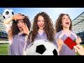 Kalogeras Sisters TRY TO PLAY SOCCER