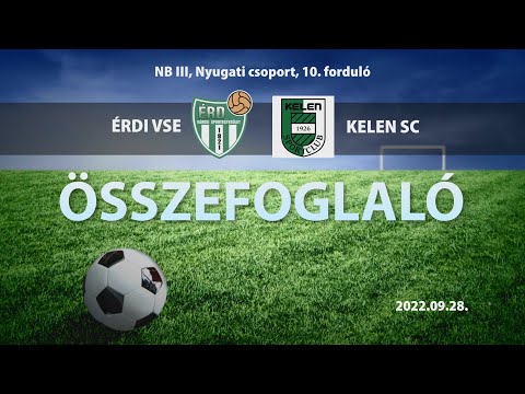 Érdi VSE - Kelen SC (összefoglaló)