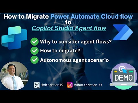 How to Migrate from Power Automate Cloud to Copilot Studio Agent Flows How to Migrate from Power Automate Cloud to Copilot Studio Agent Flows