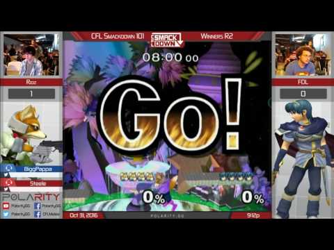 CFL Smackdown 101 Melee - Ridz (Fox) vs FDL (Marth) - Winners R2