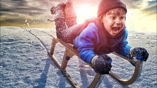Зимние забавы для детей на улице