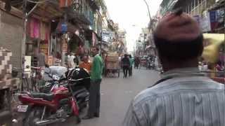preview picture of video 'Rickshaw Ride - Near Chandni Chowk - Old Delhi - India'
