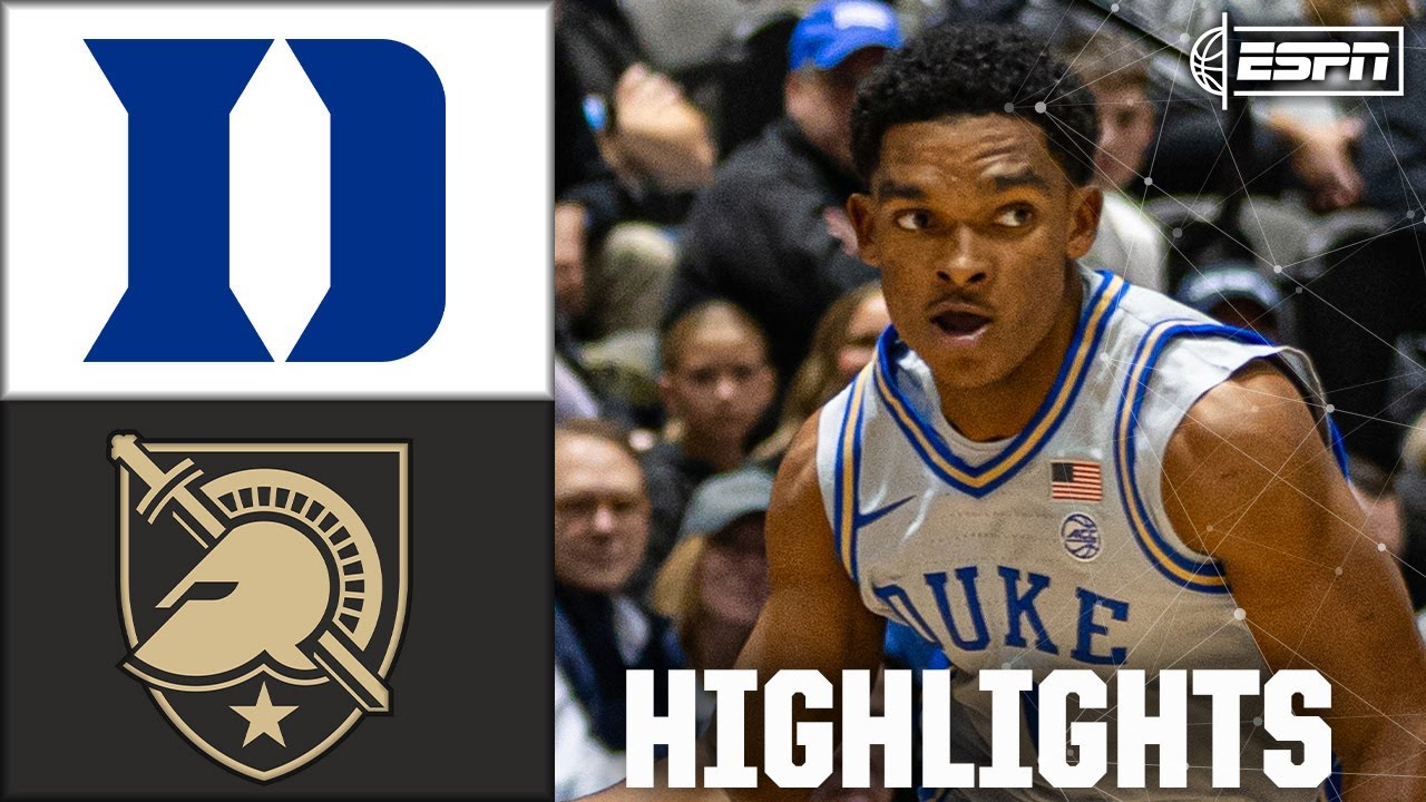 Duke Blue Devils vs. Army Black Knights | Full Game Highlights | ESPN College Basketball