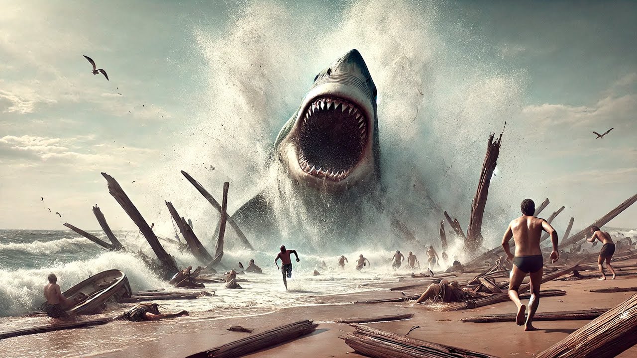 Mutant Shark Strands Tourists on Small Island With Other People Who Are Turning Into Zombies