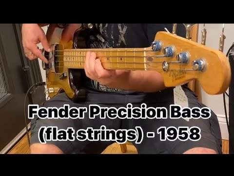 Vintage Fender Precision Bass TEST and COMPARISON with Ampeg B15