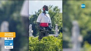 Рачо Ковача и габровската котка с маски - по идея на Радослав Първанов