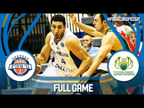 Bnei Herzliya (ISR) v Prievidza (SVK) - Full Game - FIBA Europe Cup 2016/17