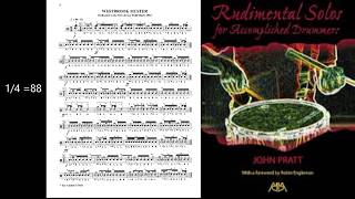 Westbrook Muster by John Pratt -Rudimental Play Along with Rick Series