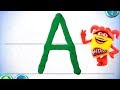 Play Doh DIY How To Make Alphabet Letters With Gertit