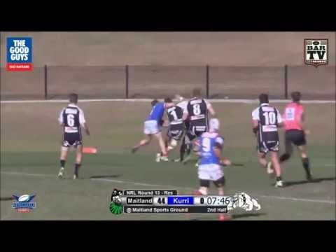 Real NRL Round 13 Reserve Grade Highlights - Maitland Pickers v Kurri Kurri Bulldogs