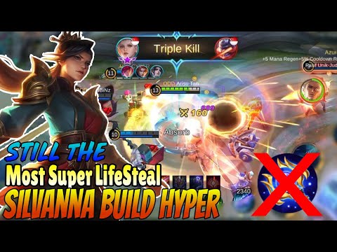 SAYONARA GENIUS WAND - Try This Build Silvanna Hyper | Silvanna Best Build 2021 | Mobile Legends