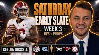 College Football Saturday Bets & DFS Picks — Full Breakdown & Transcript
