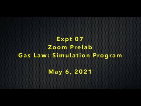 Gases Simulation Lab