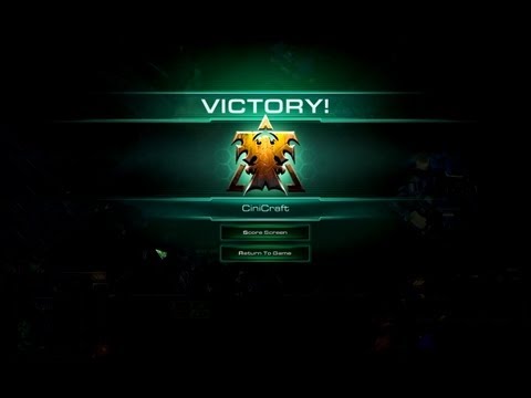 New Heart of the Swarm Terran Victory - Dialog Effect