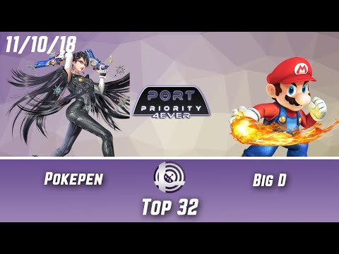 Port Priority 4Ever - Pokepen (Bayonetta) Vs. Big D (Mario) - Top 32