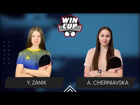18:45 Yulianna Zanik - Alina Cherniavska West 4 WIN CUP 11.06.2024 | TABLE TENNIS WINCUP