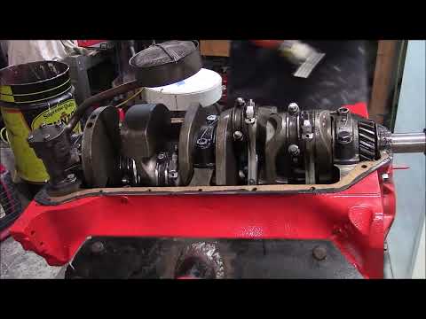 49-51 Ford Flathead build (Oil pan, front cover, water pumps)