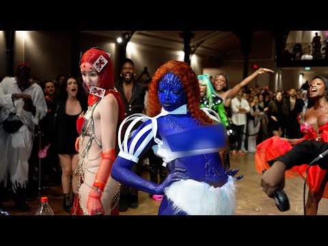 RUNWAY : FemQueen vs Drags vs Women - The European Latex Ball