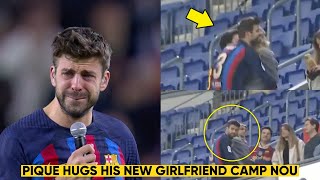 👀 Pique shows up with his new girlfriend for the first time at Camp Nou
