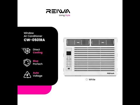 Reiwa CW-0501RA Air Conditioner 0.5 PK AC Window Reiwa CW-0501RA Air Conditioner 0.5 PK AC Window
