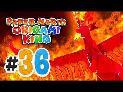 It Burns! The Fire Vellumental Boss Fight - Paper Mario: The Origami King #36