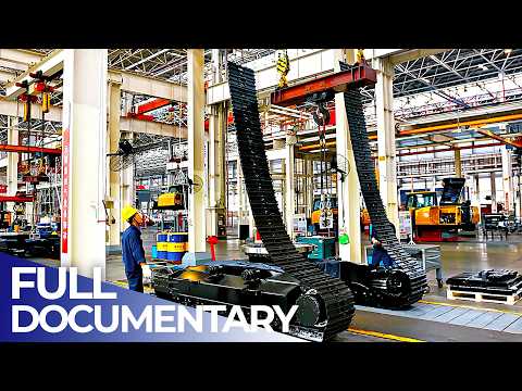 Massive Excavator Manufacturing: Inside Sany's Mega Factory | FD Engineering