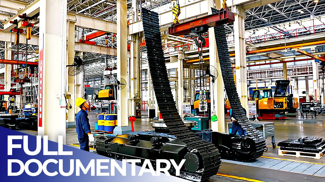 Massive Excavator Manufacturing: Inside Sany's Mega Factory | FD Engineering