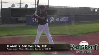 Damon Morales Prospect Video, OF, Roosevelt High School Class of 2021 Damon Morales Prospect Video, OF, Roosevelt High School Class of 2021