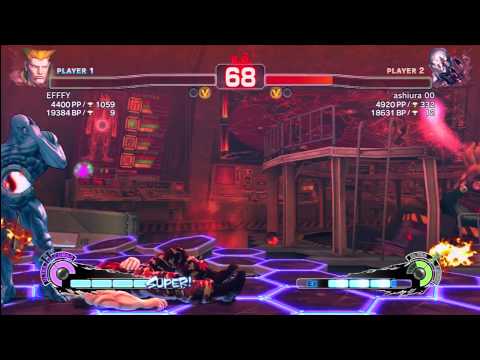 EFFY (Guile) vs ashiura 00 (Seth)