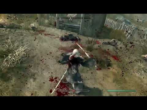 "Best Ending To A Fight In Skyrim..."