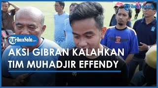 Berita Solo Hari Ini: Kalahkan Tim Sepak Bola Muhadjir Effendy, Gibran Cetak Hattrick Menang 4-1