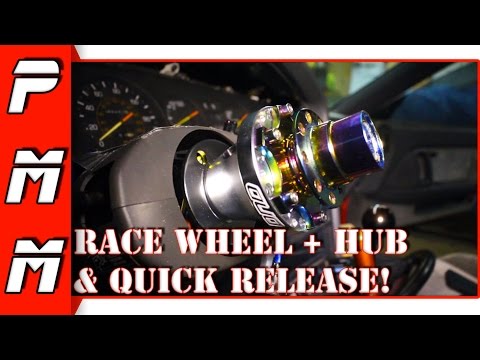 How To Install A Steering Wheel Hub & Quick Release 1JZGTE MKIII Supra Drift Missile DND Performance