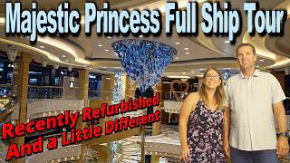 Majestic Princess Full Cruise Ship Tour - A Little Different from the Other Royal Class Ships