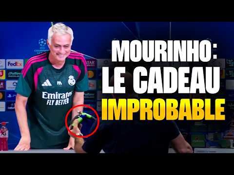 Le CADEAU IMPROBABLE reçu par MOURINHO en CONFÉRENCE de PRESSE !