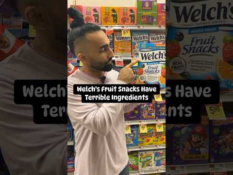 Welch’s Fruit Snacks Have Terrible Ingredients #fruits #groceryshopping #groceryhaul