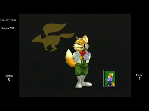 GSS 90 SSBM - yad00d (Default Fox) vs. Ferox (Blue Fox) - Melee WR2