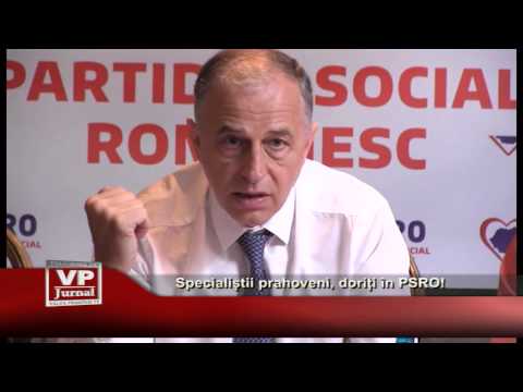Specialistii prahoveni, doriti in PSRO!