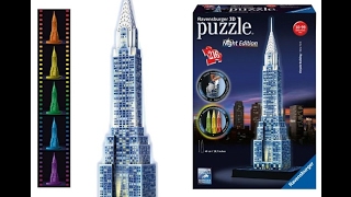 Chrysler Building 3D PUZZLE Build step by step full