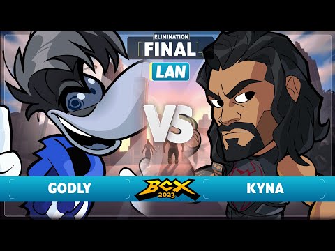 Godly vs Kyna - Elimination Final - Brawlhalla World Championship 2023 - LAN 1v1