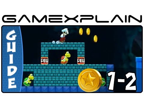 New Super Mario Bros. 2:  World 1-2 Star Coin Guide & Walkthrough
