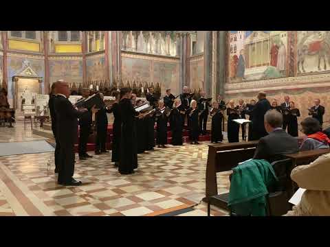 S: t Jacobs kammarkör dirigent Gary Graden. Italien, Assisi 16 september 2023