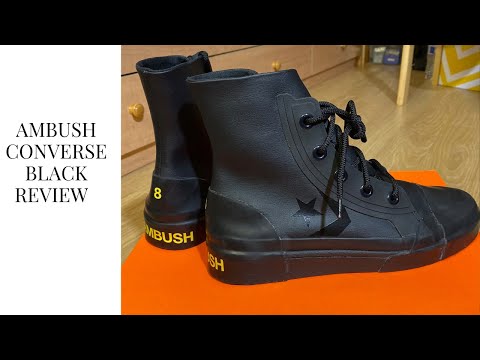 Ambush Converse Black Review