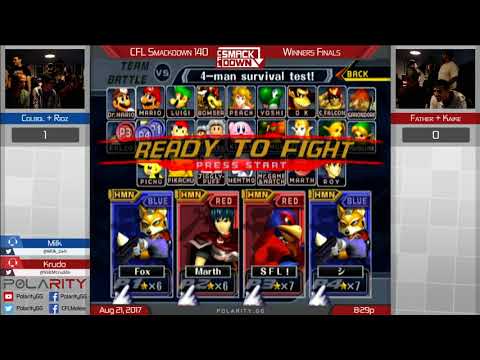 CFL Smackdown 140 Melee - Colbol + Ridz vs Father + Kaike - Doubles Winners Finals