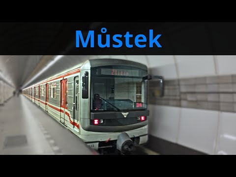 Metro B Můstek (advent 2025) | podzim 2025