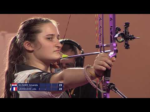 MLINARIC vs GRANDJEAN - Women's Compound Bronze | South of France Nîmes Archery Tournament 2021