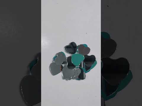 Heart Shape Mirror GLASS 130 pcs