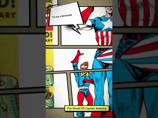 Vídeo relacionado con Marvel Camiseta Captain America Comic Shield para Hombre, Blanca, Talla L, Reino Unido